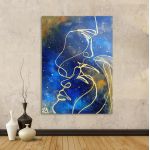 Canvas print A starry kiss