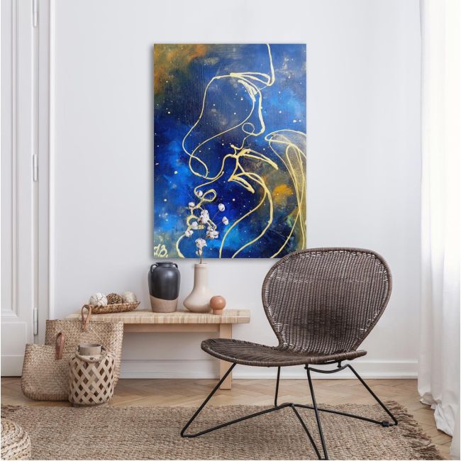 Canvas print A starry kiss