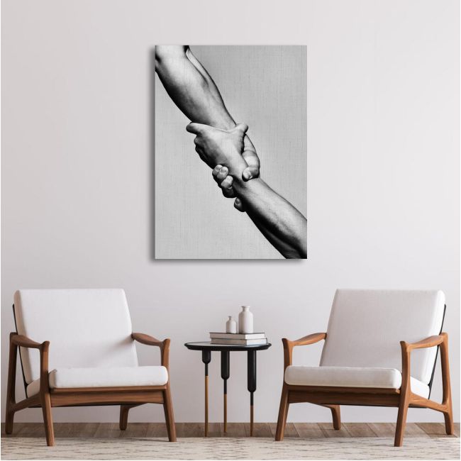 Canvas print Help you up