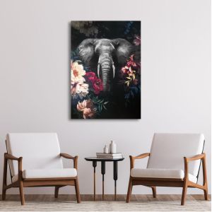 Canvas print Through the flowers Framed canvas View 1 2