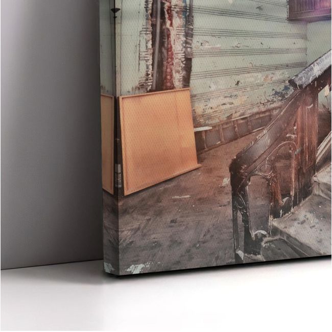 Canvas print Old staircase