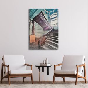 Canvas print Old staircase Framed canvas View 1 2