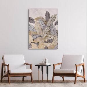 Canvas print Bundle of leaves I Framed canvas View 1 2
