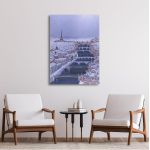 Πίνακας ζωγραφικής A winter Paris painting