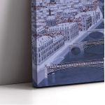 Canvas print A winter Paris painting