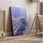 Πίνακας ζωγραφικής A winter Paris painting