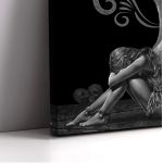 Canvas print Angel sadness