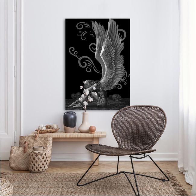 Canvas print Angel sadness