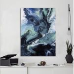 Canvas print Abstract painting detail