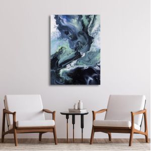 Canvas print Abstract painting detail Framed canvas View 1 2