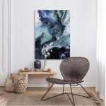 Canvas print Abstract painting detail