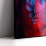 Canvas printAbstract effect on a bust