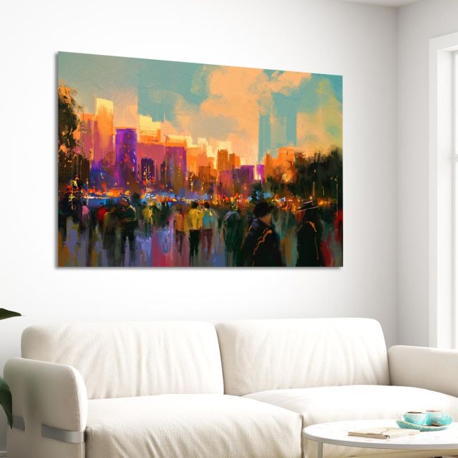 Canvas printLife in the city