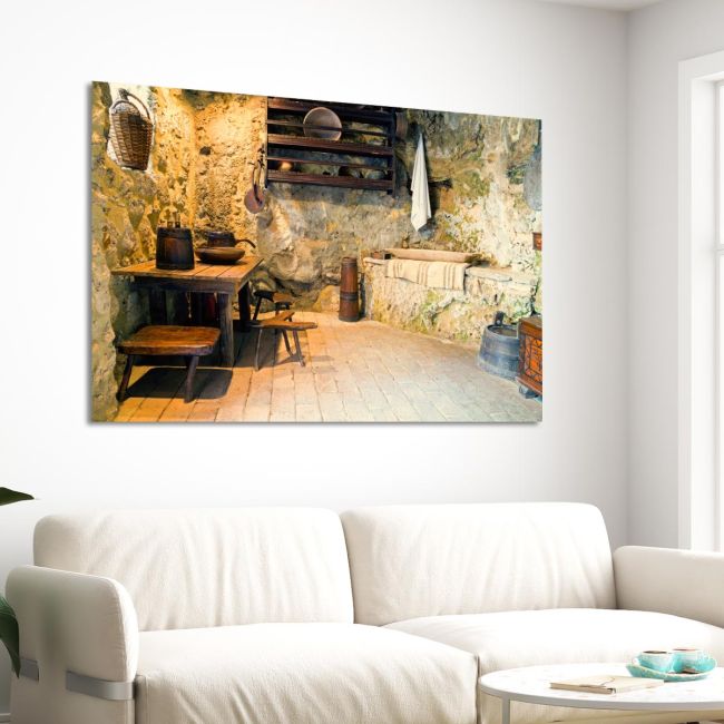 Canvas printOld Greek household