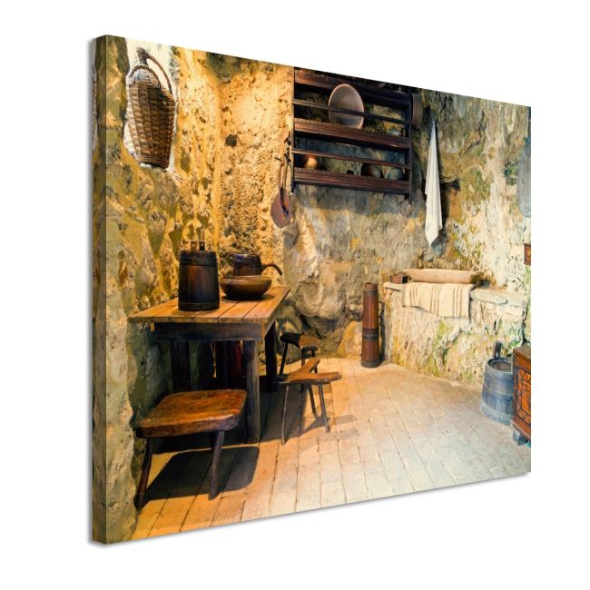 Canvas printOld Greek household