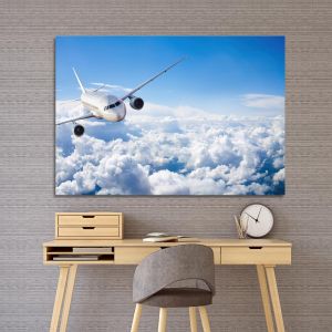 Canvas printFlight above the clouds