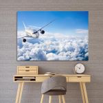 Canvas printFlight above the clouds