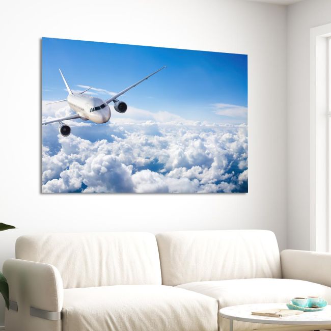 Canvas printFlight above the clouds