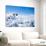 Canvas printFlight above the clouds