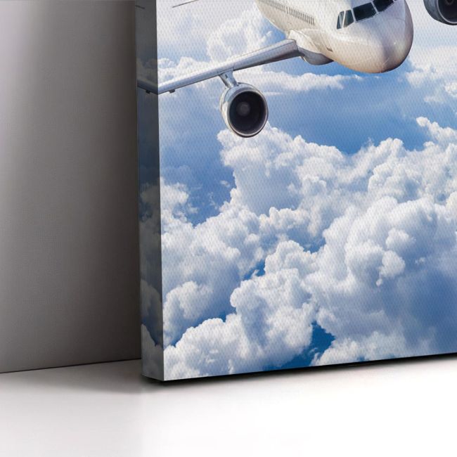 Canvas printFlight above the clouds
