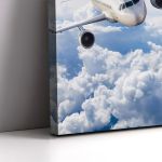 Canvas printFlight above the clouds