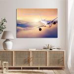 Canvas printMorning flight