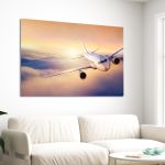 Canvas printMorning flight