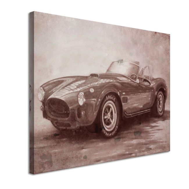 Canvas printRetro sports car