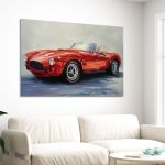 Canvas printRed sports car