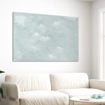 Canvas printClouded sky