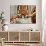 Canvas printGod, man and woman