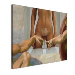 Canvas printGod, man and woman