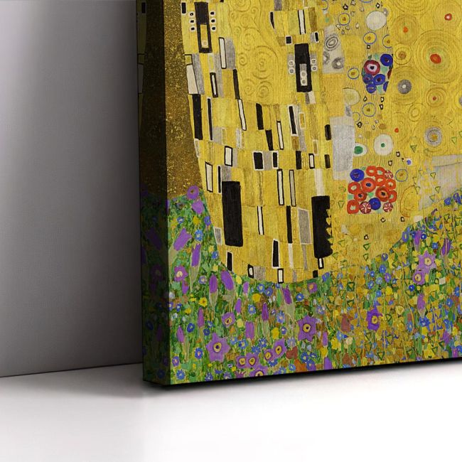 Πίνακας σε καμβά Tribute to love I, Klimt Gustav, τρίπτυχος