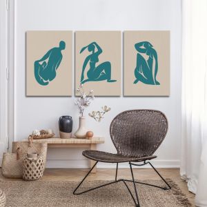 Canvas print Matisse style 3 panels 2