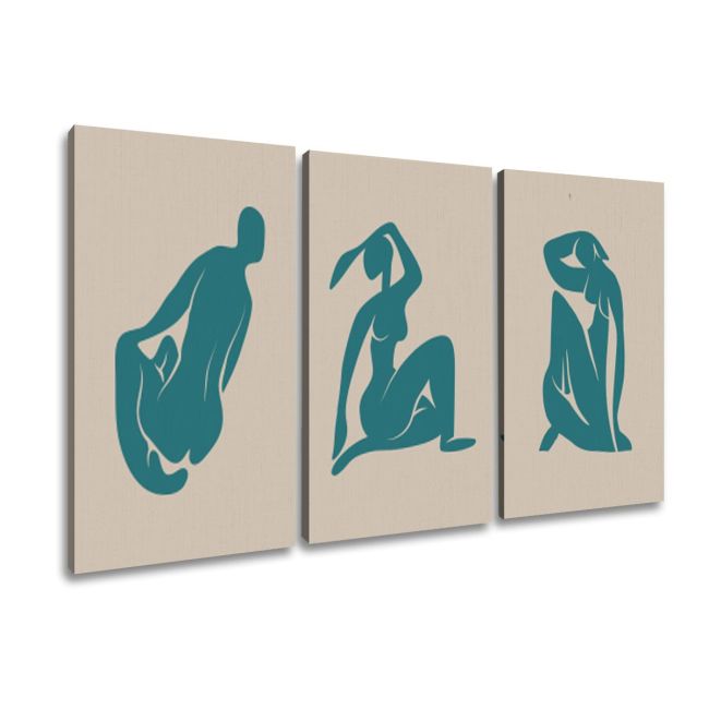 Canvas print Matisse style 3 panels