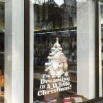 Χριστουγεννιάτικο αυτοκόλλητο, White Christmas