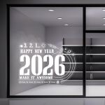 Christmas sticker, White Christmas