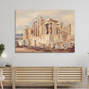 Πίνακας ζωγραφικής The Erectheion, Athens, Thomas Cromek