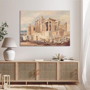 Πίνακας ζωγραφικής The Erectheion Athens Thomas Cromek Καμβάς τελαρωμένος Όψη 1 2