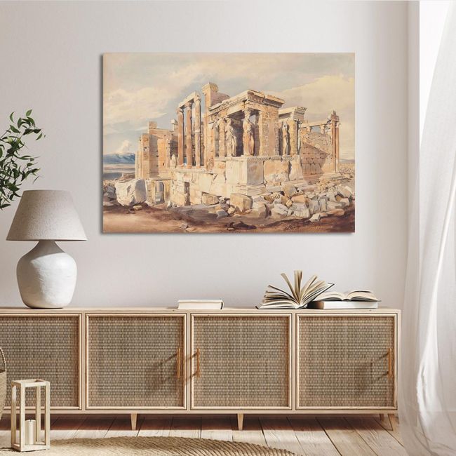 Πίνακας ζωγραφικής The Erectheion, Athens, Thomas Cromek