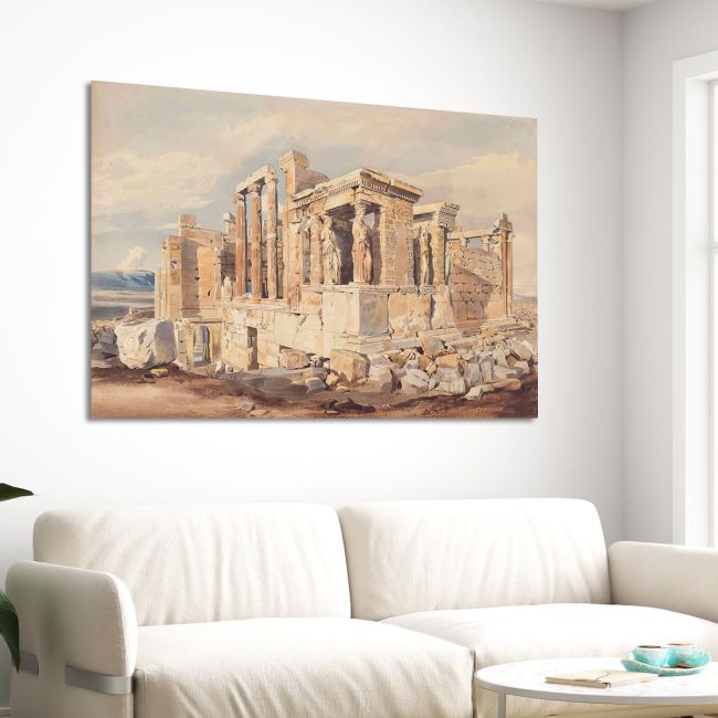 Πίνακας ζωγραφικής The Erectheion, Athens, Thomas Cromek