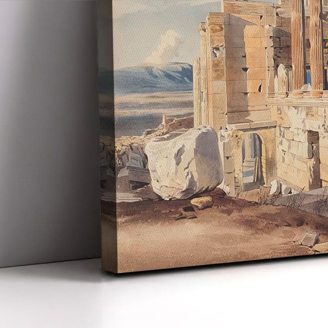 Πίνακας ζωγραφικής The Erectheion, Athens, Thomas Cromek