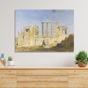 Πίνακας ζωγραφικής The Erectheum, Athens, Thomas Cromek