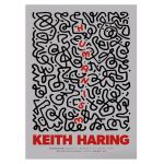 Αφίσα Έκθεσης Humanise exhibition, Keith Haring, αφίσα, κάδρο