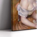 Canvas print Young girl with daisies, Renoir