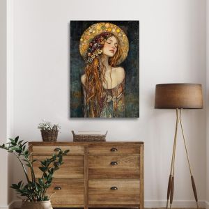 Πίνακας σε καμβά Lady in art neuvau Καμβάς τελαρωμένος Όψη 1 2