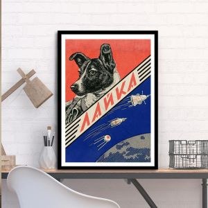 Laika, αφίσα, κάδρο