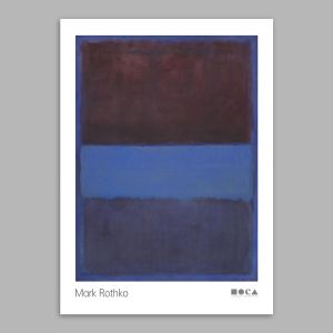 Αφίσα Έκθεσης Rothko No. 61 MOCA  αφίσα κάδρο  Αφίσα πόστερ με μαύρη κορνίζα Όψη 1 2