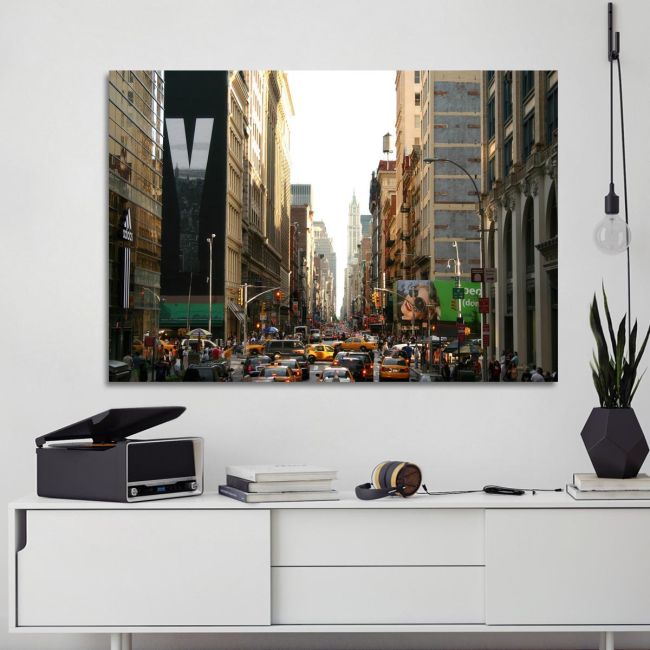 Canvas print New York city life