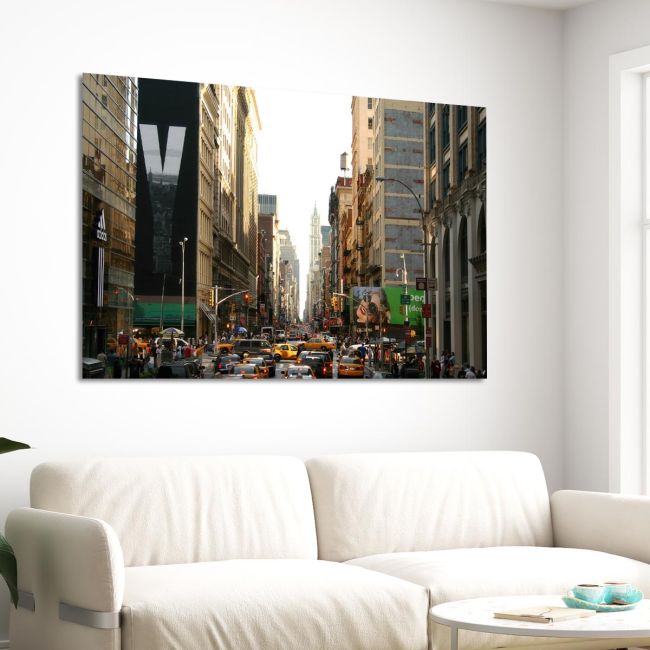 Canvas print New York city life